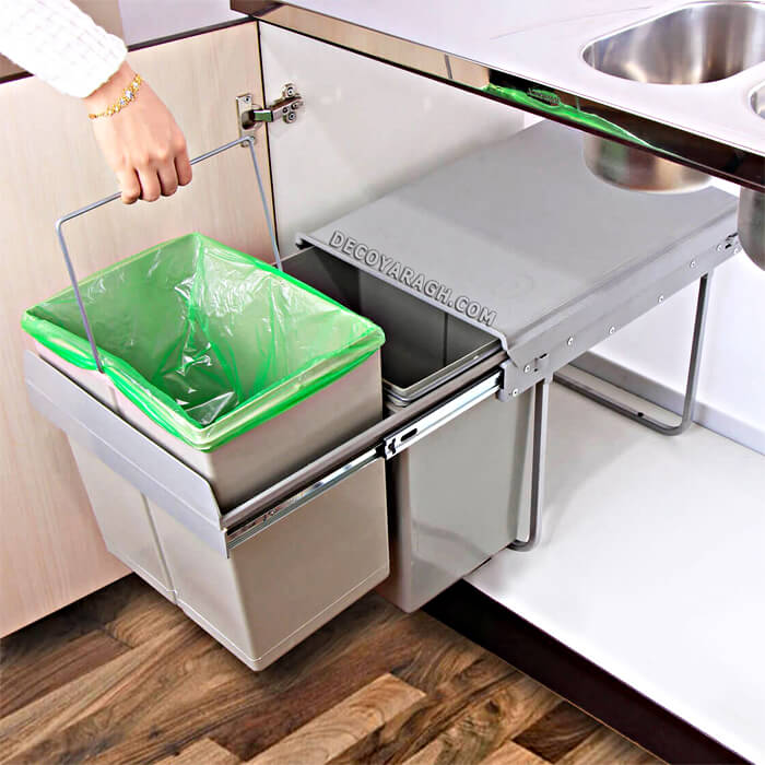 سطل زباله توکار سیمیتال بزرگ سطل زباله توکار سیمیتال بزرگ